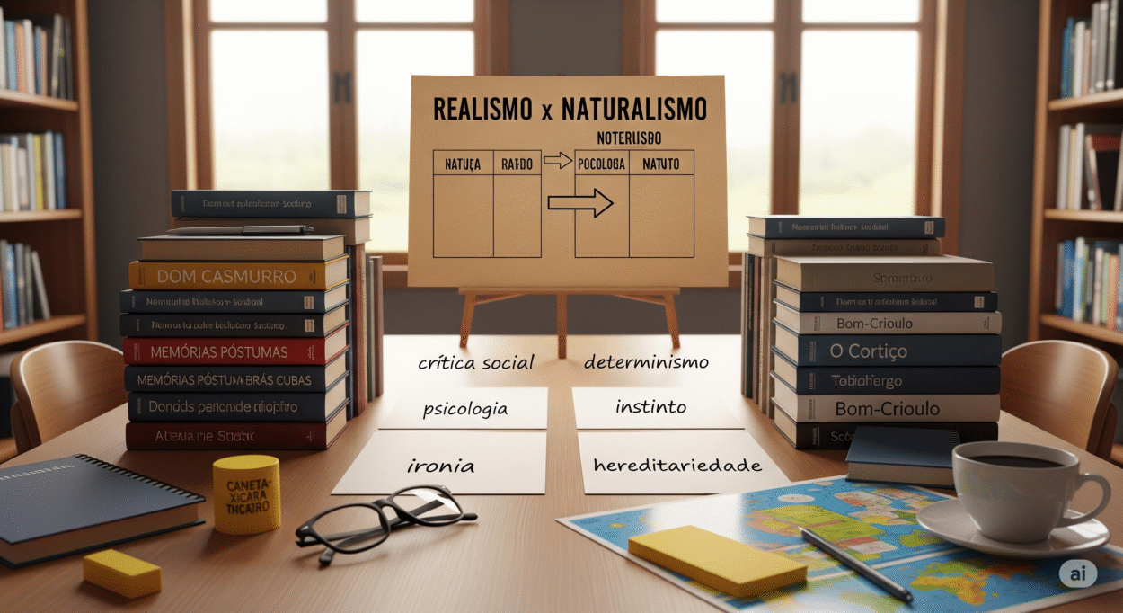 Realismo e Naturalismo Diferenças, Temas e Obras para o ENEM