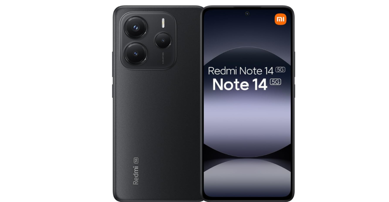 Smartphone Xiaomi Redmi Note 14 5G NFC Midnight Black (Preto) 8GB RAM 256GB ROM