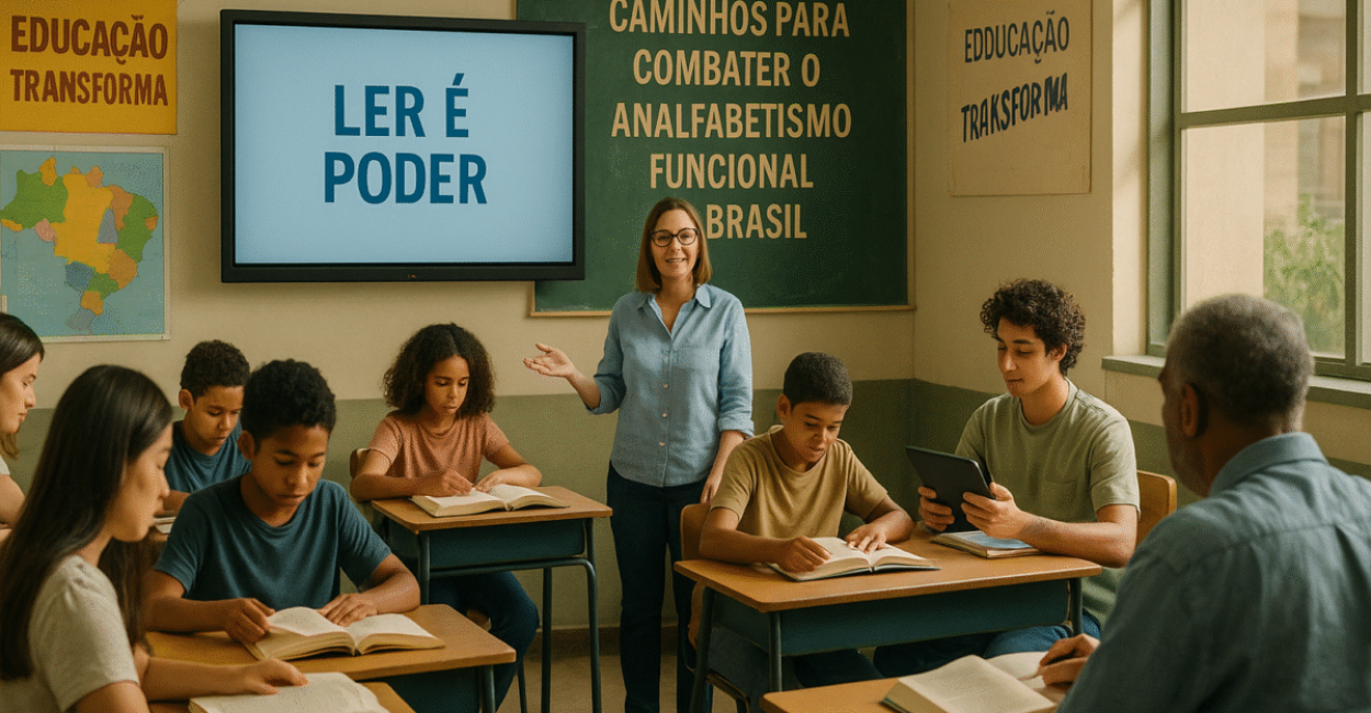 Caminhos para combater o analfabetismo funcional no Brasil Caminhos para combater o analfabetismo funcional no Brasil