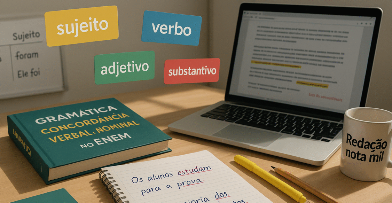 Concordância Verbal e Nominal Evite Erros nas Provas do ENEM Concordância Verbal e Nominal Evite Erros nas Provas do ENEM