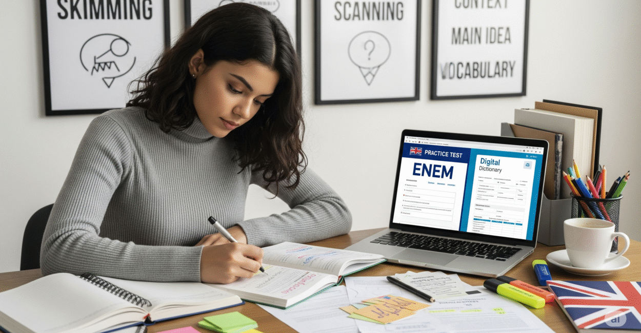 Interpretação de Textos em Inglês no ENEM Técnicas e Dicas Interpretação de Textos em Inglês no ENEM Técnicas e Dicas