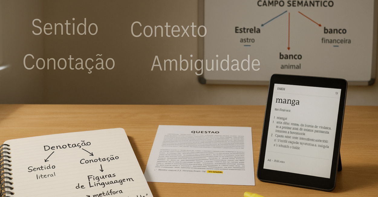 Semântica Como Interpretar o Sentido das Palavras no ENEM Semântica Como Interpretar o Sentido das Palavras no ENEM