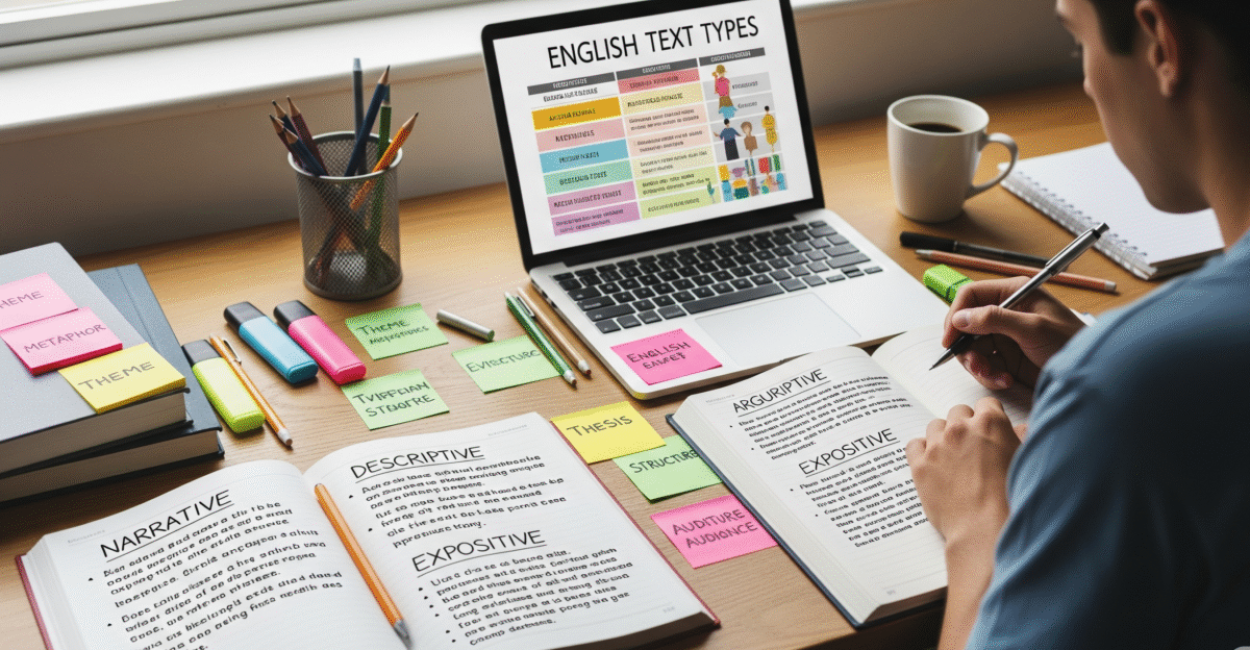 Tipos de Texto em Inglês Tipos de Texto em Inglês