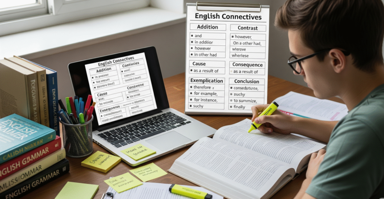 Tipos de conectivos em inglês e suas funções Tipos de conectivos em inglês e suas funções