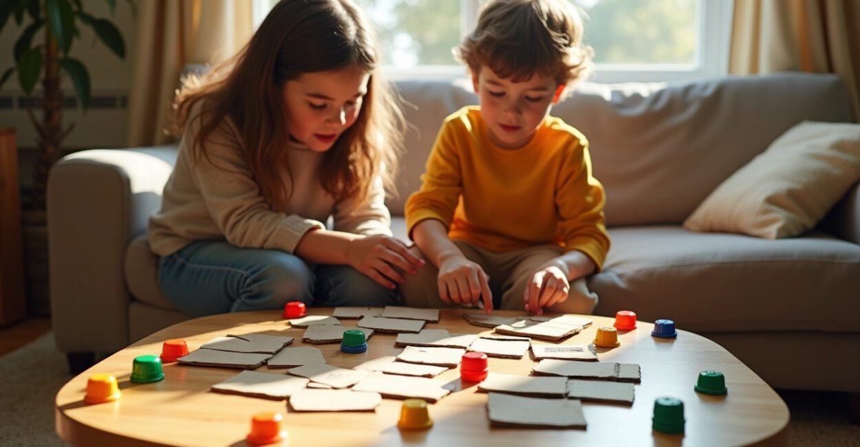 Jogo da Memória com Recicláveis: Em Casa Jogo da Memória com Recicláveis: Em Casa